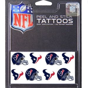 NFL Houston Texans Tattoo Set, 8-Piece